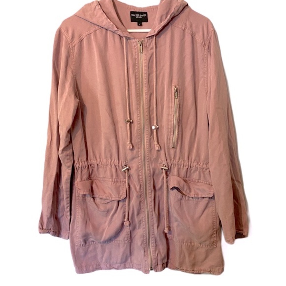 Walter Baker Dani pink lyocell anorak jacket large